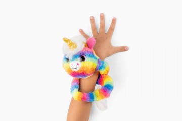 Tangle Furry Fidget Friends - Uni The Unicorn - Plush Fidget Toy Furry Friend - Magical, Creative Creatures from The Tanglonia Universe - Take Your Furry Fidget Friend with You Everywhere!