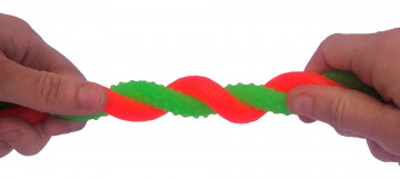 Twiddle Textured Squish n’ Stretch - Orange - Toys For Hands