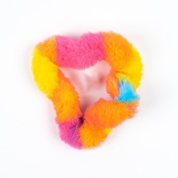 Tangle Furry Fidget - Rainbow Kaleidoscope Plush Fidget Toy - Fidget Plush Toy