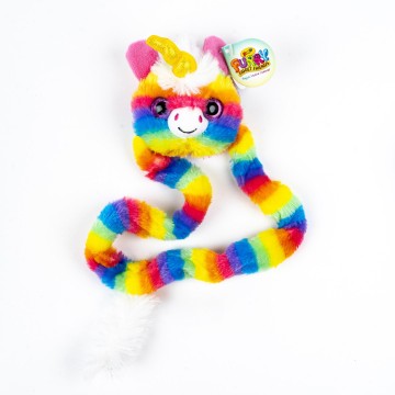 Tangle Furry Fidget Friends - Uni The Unicorn - Plush Fidget Toy Furry Friend - Magical, Creative Creatures from The Tanglonia Universe - Take Your Furry Fidget Friend with You Everywhere!