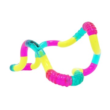 Tangle Toys - Textured Crazy Junior - Green Yellow Pink
