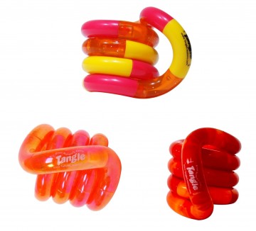 Tangle Junior Orange-themed 3-Pack Assortment
