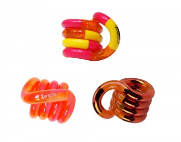 Tangle Junior Orange-themed 3-Pack Assortment
