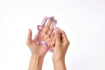 Tangle Toys - Metallic Junior - Taro Purple