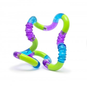 Tangle Toys - Textured Crazy Junior - Green Purple Parrot