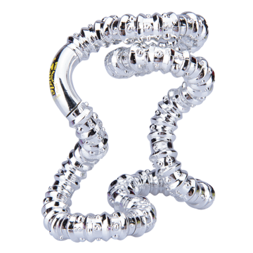 Tangle Toys - Totally Textured Metallic Sparkle Junior - Silver